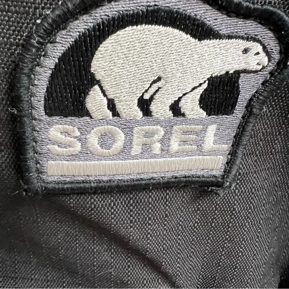 Sorel Glacier black insulated tall winter snow boots 7 250cm